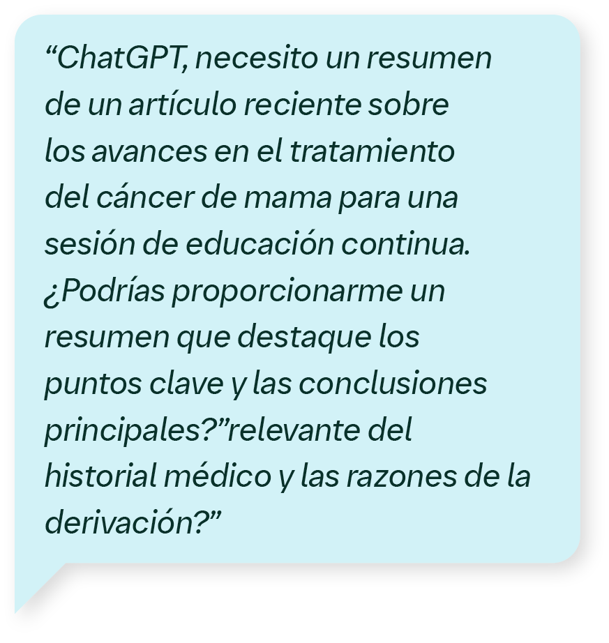 Resumir un artículo médico para educación continua