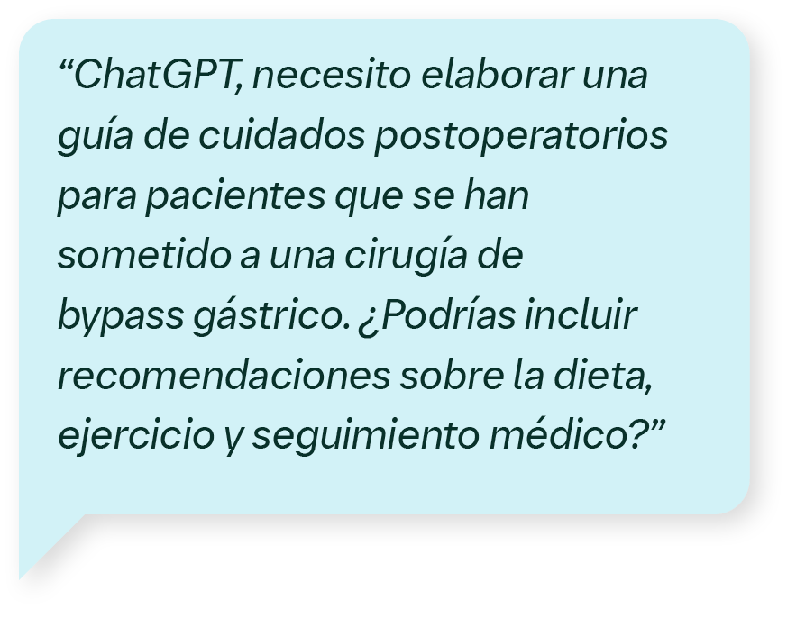 Elaborar una guía de cuidados postoperatorios