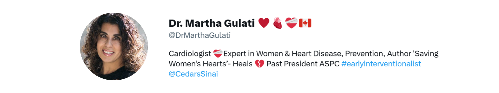 Dr. Martha Gulati 